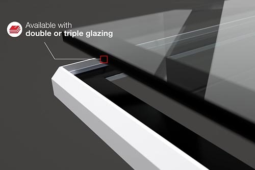 Luma Flat Glass Roof Lights